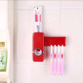 牙膏防尘盒韩版牙刷架牙刷全自动洗漱套装挤压挤牙膏器家用器便携