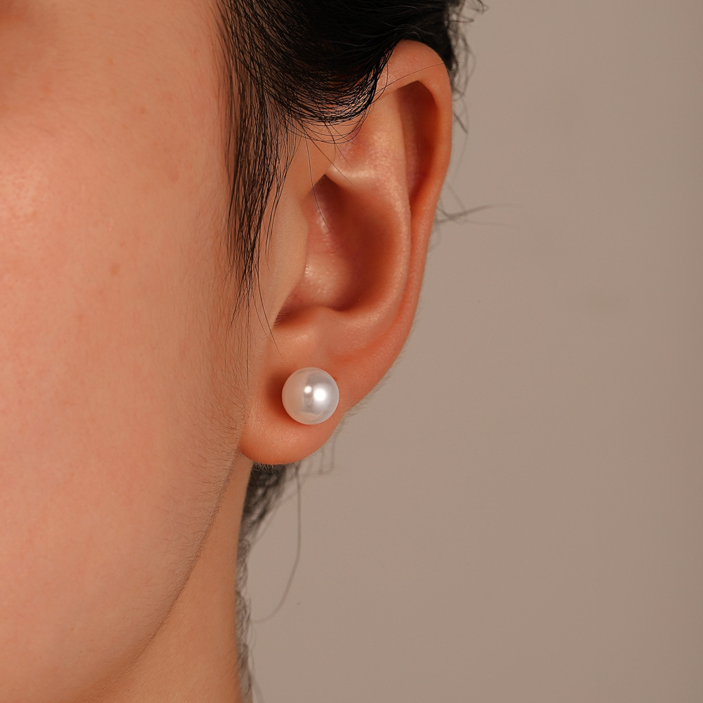 Fashion Geometric Imitation Pearl Women's Ear Studs display picture 3