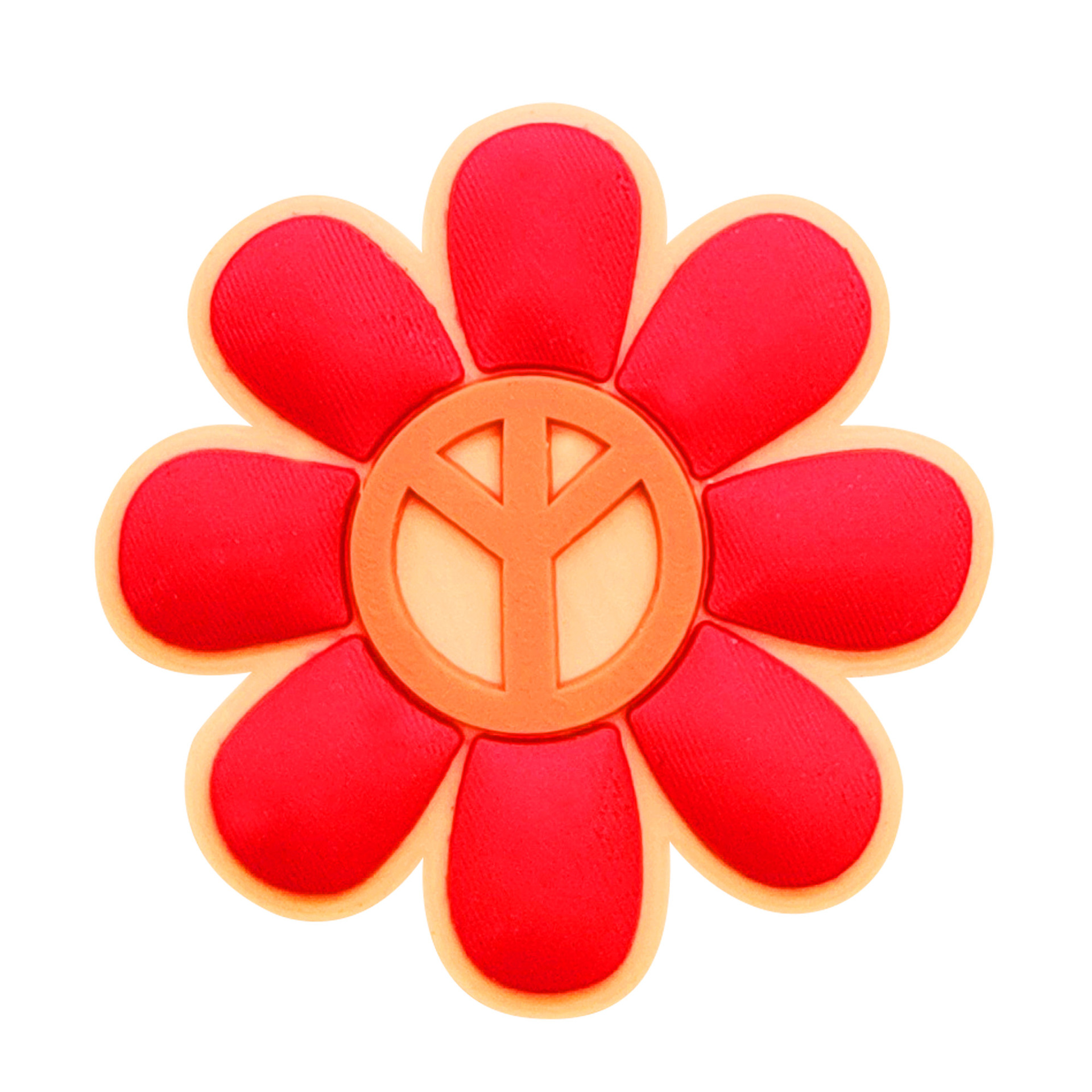 Amor y paz Rosa chica cueva zapatos flor extraíble jardín zapato hebilla DIY zapatos accesorios decoración del partido