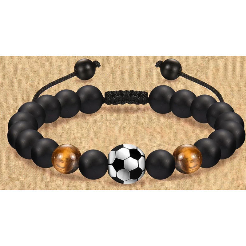 8mm Rosa cebra cuentas de piedra pulsera con tarjeta de regalo de vacaciones hombres y mujeres amistad amor pulsera de cuentas al por mayor venta caliente