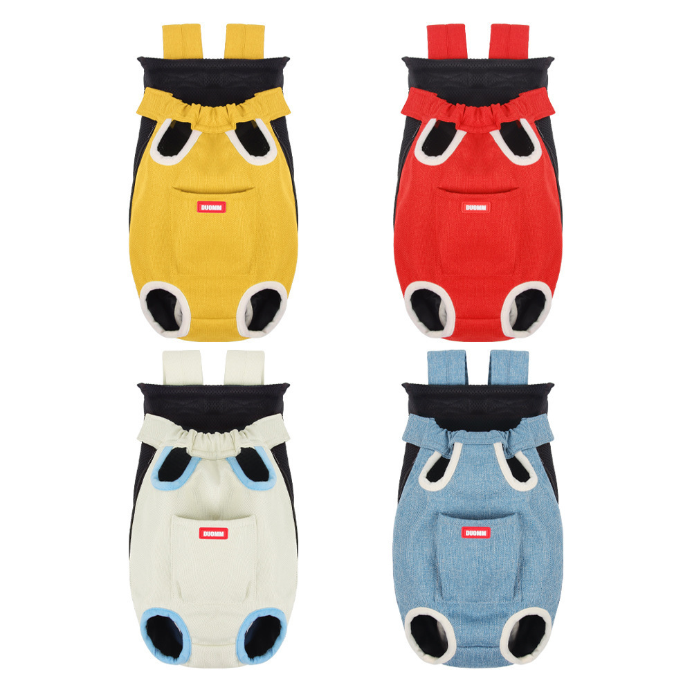 Mochila para Mascotas de Lona Transpirable y Portátil para Salidas