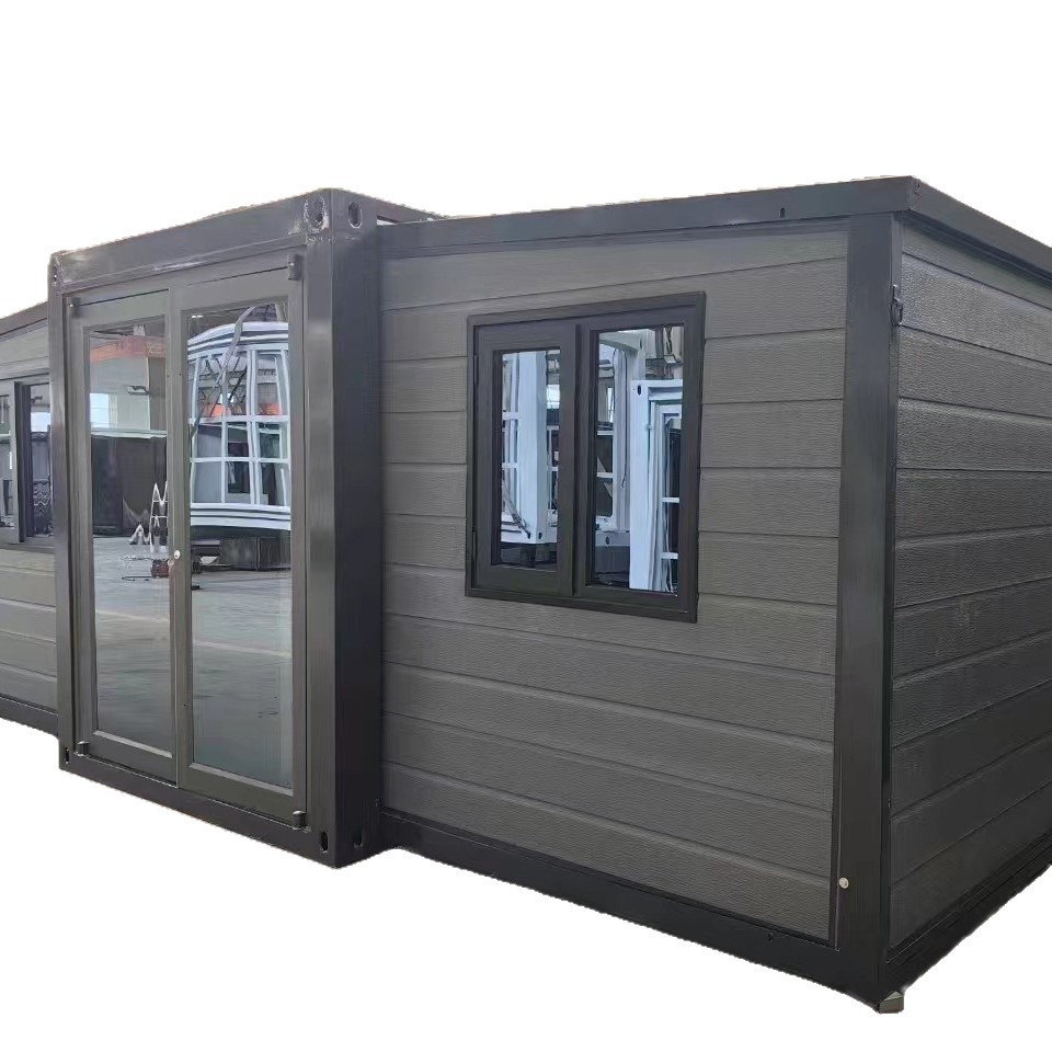 Casa de caja plegable transfronteriza casa de expansión móvil tipo doble ala desmontable y plegable casa de tablero móvil de contenedor residencial