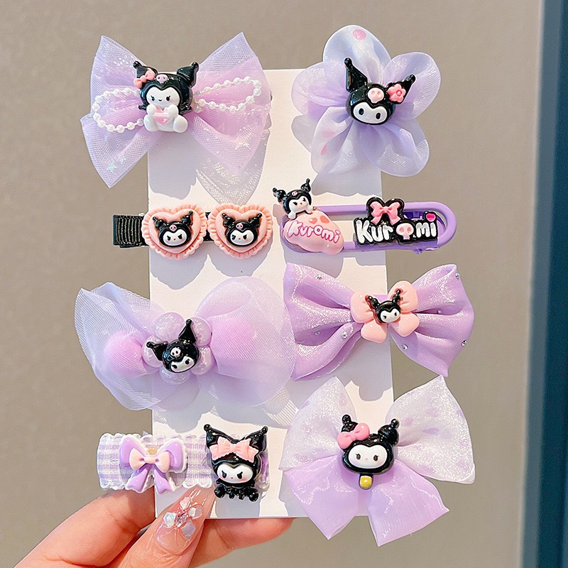 KULOMI Kids Hairpin Set Cute Sanli Pantalones Pequeñas Niñas Pequeñas Pequeñas