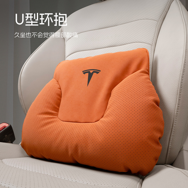 テスラモデル 3 新バージョン/Y/S/X ヘッドレスト、腰枕、首枕、カーシートクッション、カー用品に適しています。|undefined