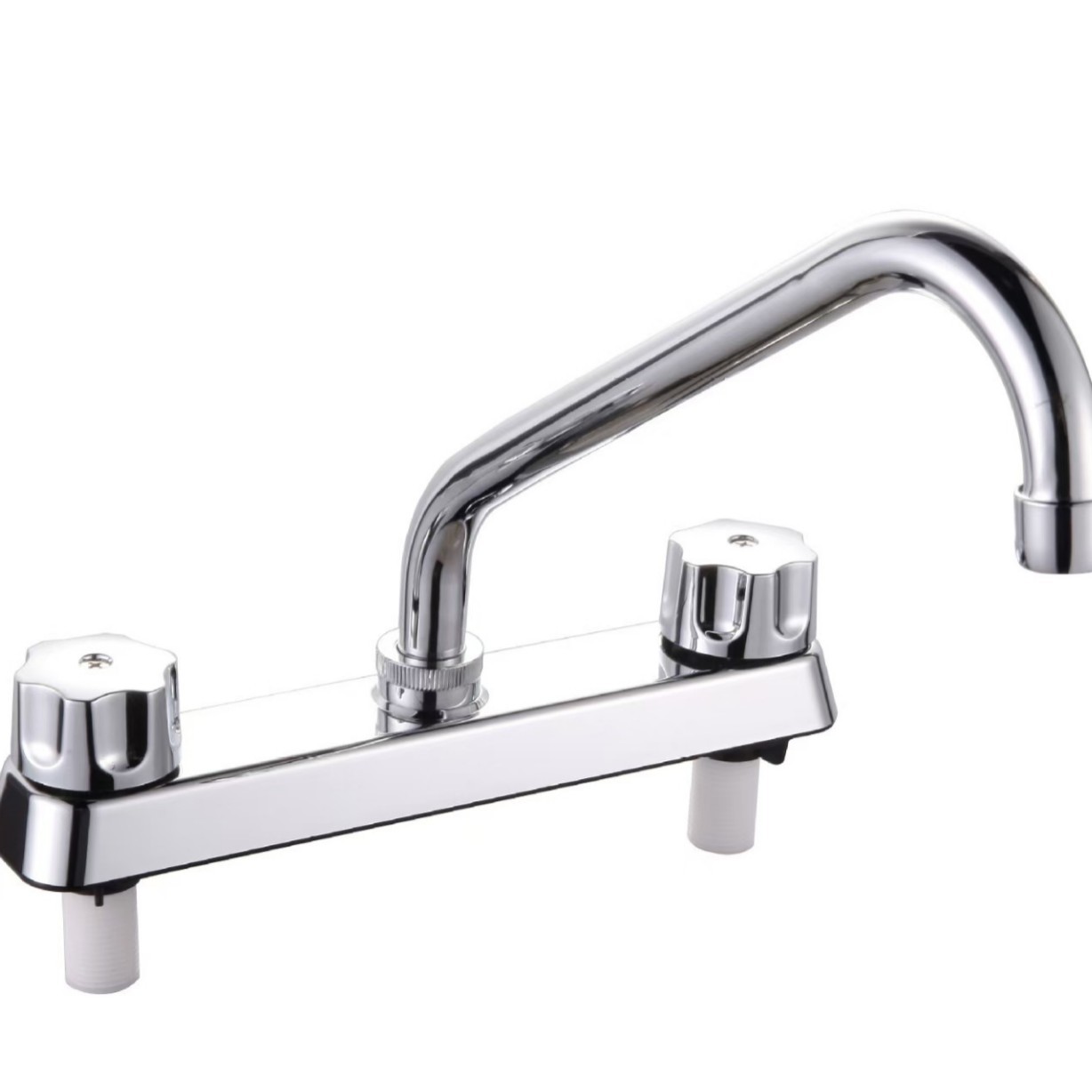 Transfronterizo América del Sur 8 pulgadas doble mano plástico frío y caliente doble interfaz RV fregadero de cocina grifo giratorio de 360 grados comercio exterior image 12