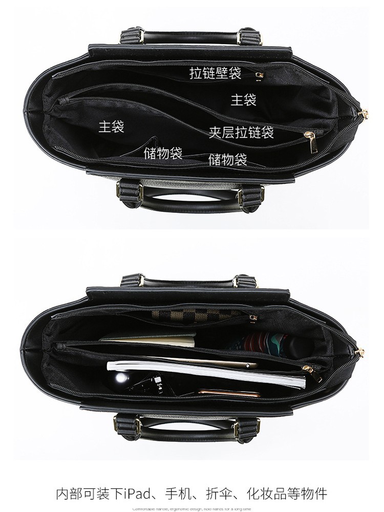 Cross-Border Handbag, High-Quality Large-Capacity Tote Bag, New Simple Women's Handbag, High-End Commuter Bucket Bag
