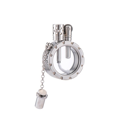 Heavy trench-LWY transparent oil tank high-grade brass special-shaped kerosene lighter collectible manual lighter