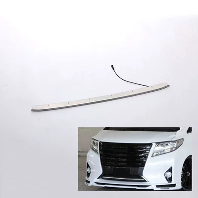 chrome trim 15-23 ELFA 30 — Other Automotive Exterior Supplies - led-bumper-middle-mesh-trim-white-2950-1-piece