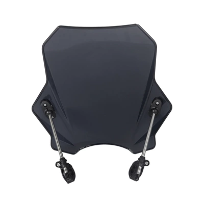 Suitable for Kawasaki Yamaha Honda Ducati Windshield Z900 Z1000 Mt-09 Street Car Windshield (Motorcycle front windshield) - black