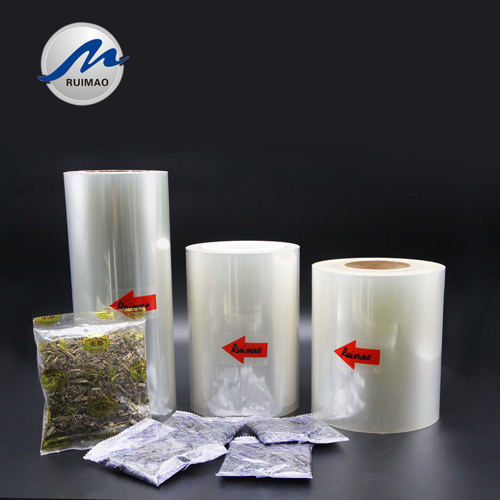 透明塑料PLA PE PET CPP薄膜袋卷，用于软零食糖果印刷食品包装卷