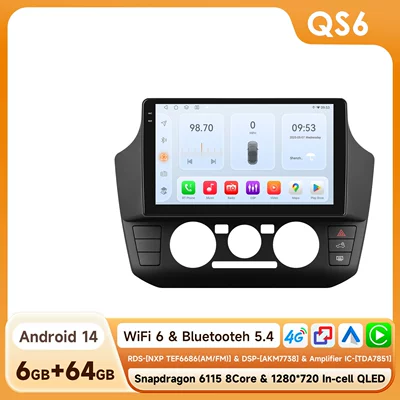 DVD Navigation – for 17-23 Models of Volkswagen - 664g-wifi4g-lte-version-6115-carplay-eight-core-9inch-adapt-to-volkswagen-up-2017-2023-manual-air-conditioning
