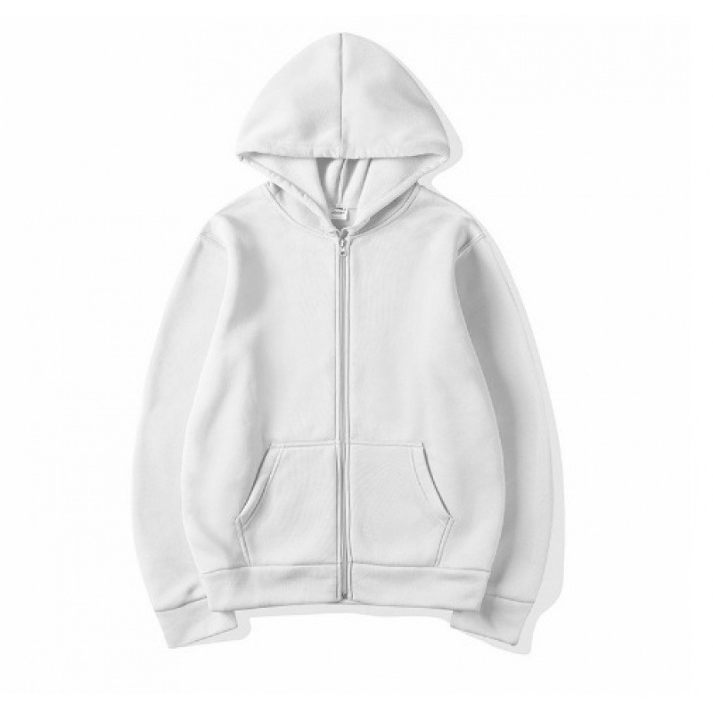 2025欧美开衫连帽卫衣纯色运动服上衣秋冬季男女同款拉链衫批发|undefined