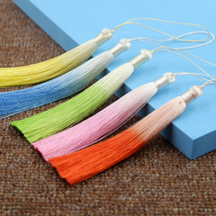 13cm漸變流蘇穗子閉口掛繩段染彩色流蘇吊穗diy服飾配件書籤穗子