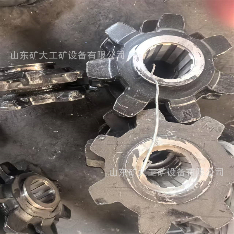 Scraper Machine Sprocket Assembly Zipper Machine Head and Tail Assembly High Strength Sprocket Assembly