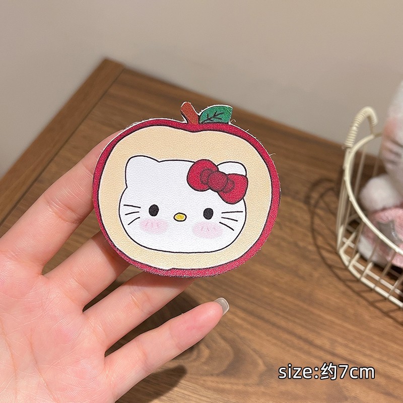 可爱蝴蝶结猫咪刘海贴女不伤发碎发整理神器魔术贴儿童宝宝发饰秋|undefined