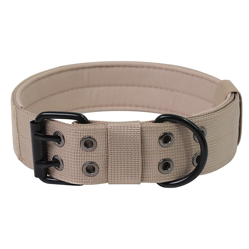 Collar para perro con hebilla-caqui M