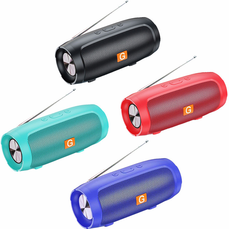 J007FM Bluetooth スピーカーラジオ屋外ポータブルホームデュアルスピーカーサブウーファーデスクトップ小型ミニスピーカー|undefined