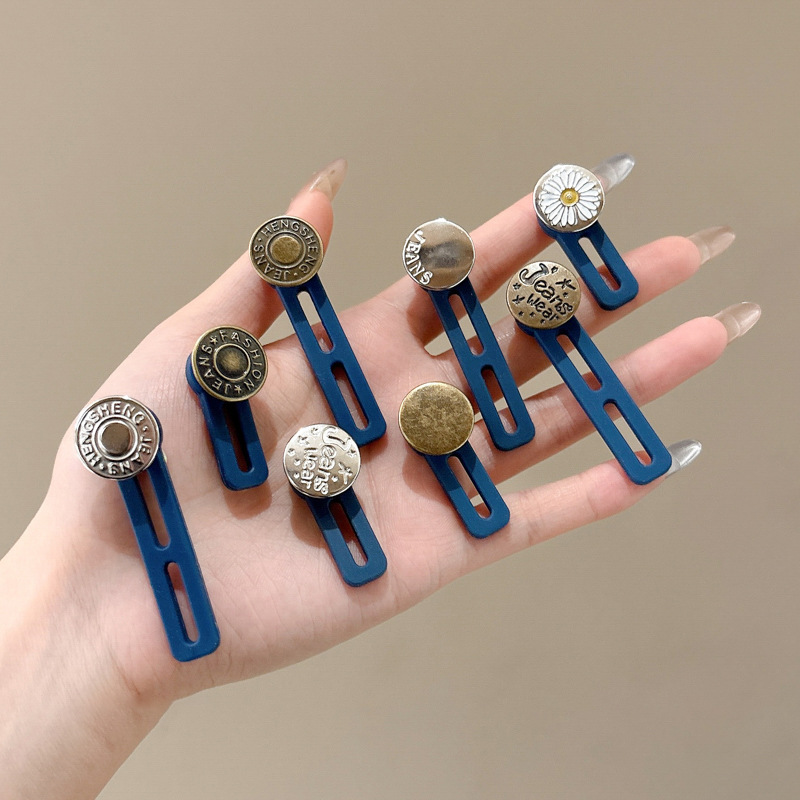 2024 nuevo estilo de lujo ligero de alto nivel Jeans clip de cabello nicho clip de cabello de oro clip de cabello de temperamento frange clip