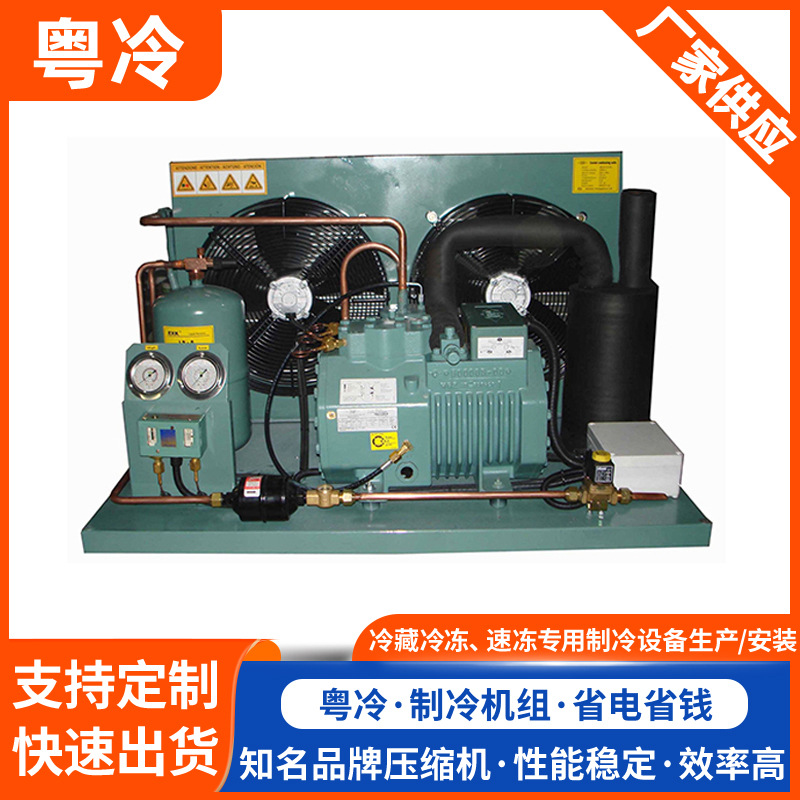 低温制冷机组半封闭制冷压缩机 保鲜冷冻风冷库 金枪鱼速冻设备