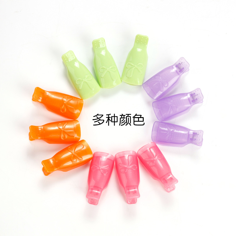 Herramientas de uñas blister removedor de uñas removedor de esmalte de uñas removedor de dedo herramientas de uñas 10 Pack