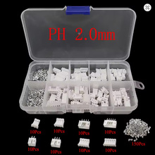 230pcs 40�� PH2.0 2P 3P 4P 5pin 2.0MMֱ� �z�� ����JST�B����