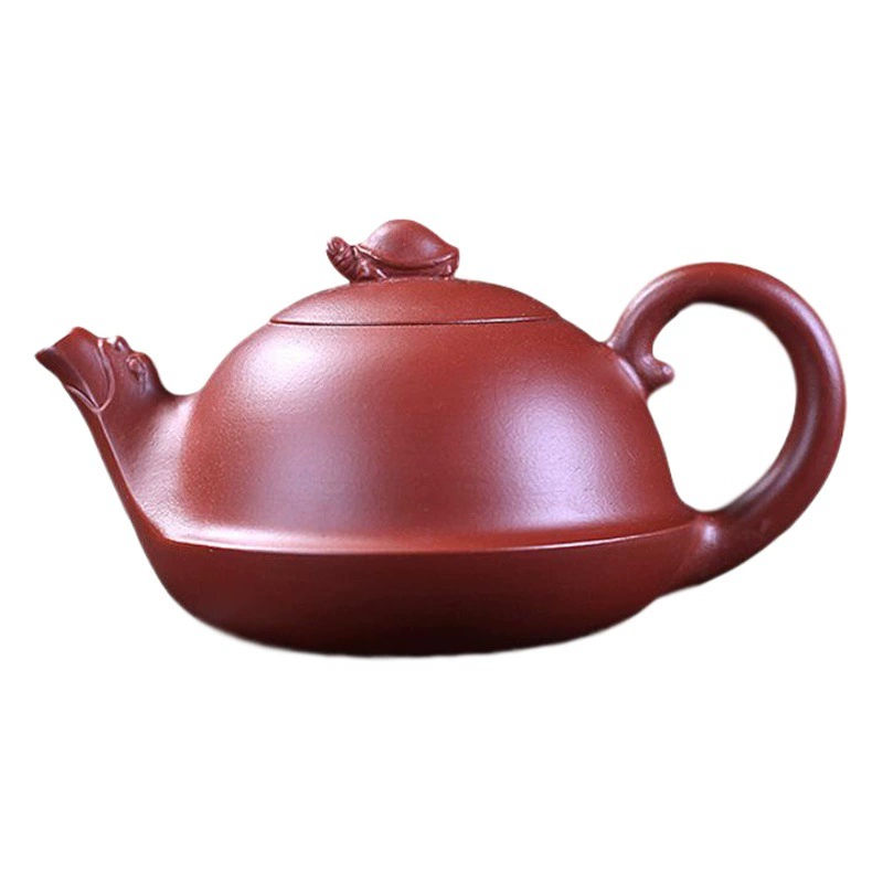 Исин Фиолетовый Глиняный Чайник чистый чайник ручной работы кунг-фу чайный сервиз из сырой руды красный халат счастливое долголетие Горшок дракона и черепахи