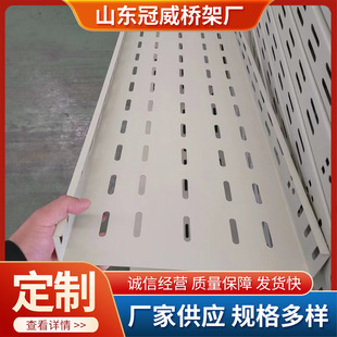 Hot-Dip Galvanized Pallet-Type Bridge Multi-Hole Bridge Aluminum Alloy Stainless Steel Hot-Dip Galvanized Perforated Metal Cable Tray Box