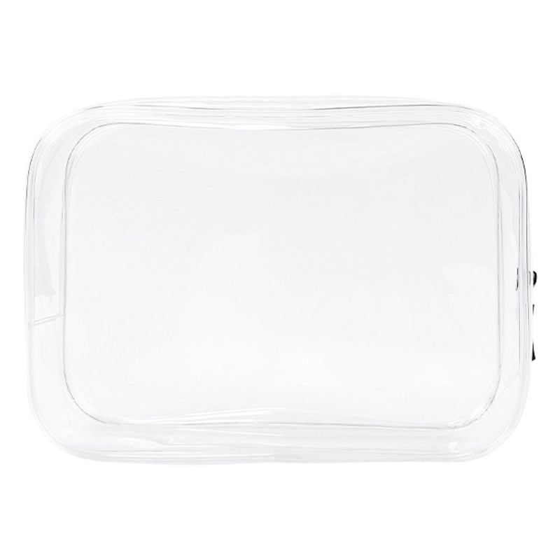 Nueva bolsa de cosméticos transparente de PVC de gran capacidad de alto aspecto al aire libre portátil impermeable bolsa de almacenamiento de lavado de viaje en stock