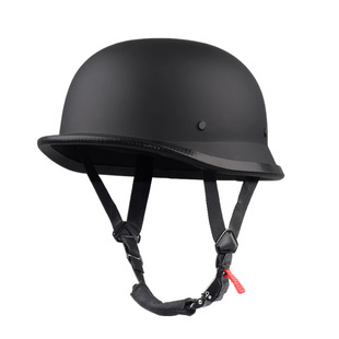 Retro Helmet Personality Half Helmet Men and Women Harley Electric Car Summer Helmet Private Helmet Half-covered Scoop Helmet German Helmet