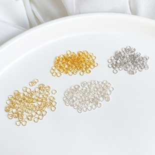 14K����ɫ�~�O��С�_��Ȧ��Ȧ�ֹ�diy�������β�B��Ȧ����