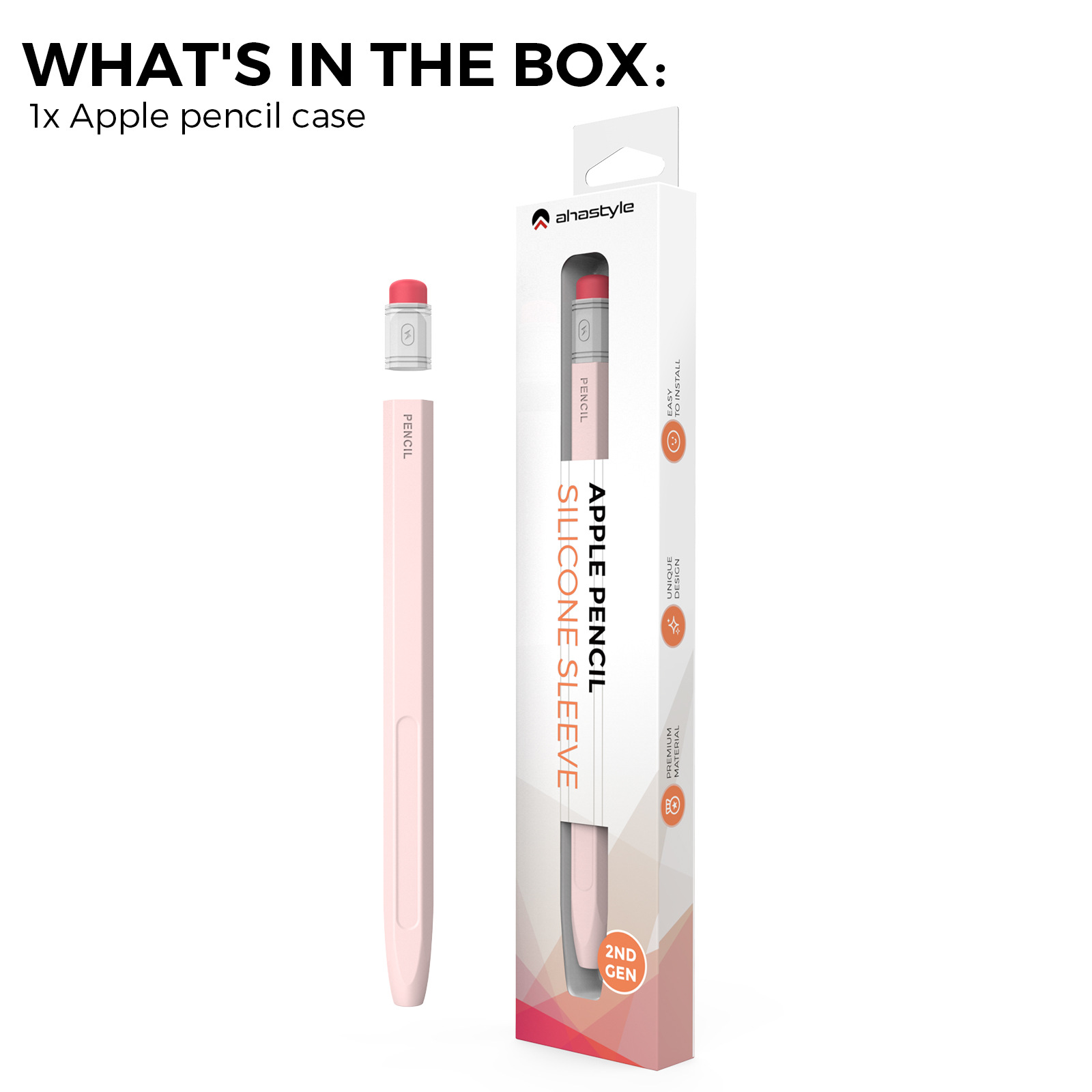 Funda protectora de silicona para bolígrafo Apple Apple Pencil pro y funda antideslizante para lápiz retro de segunda generación