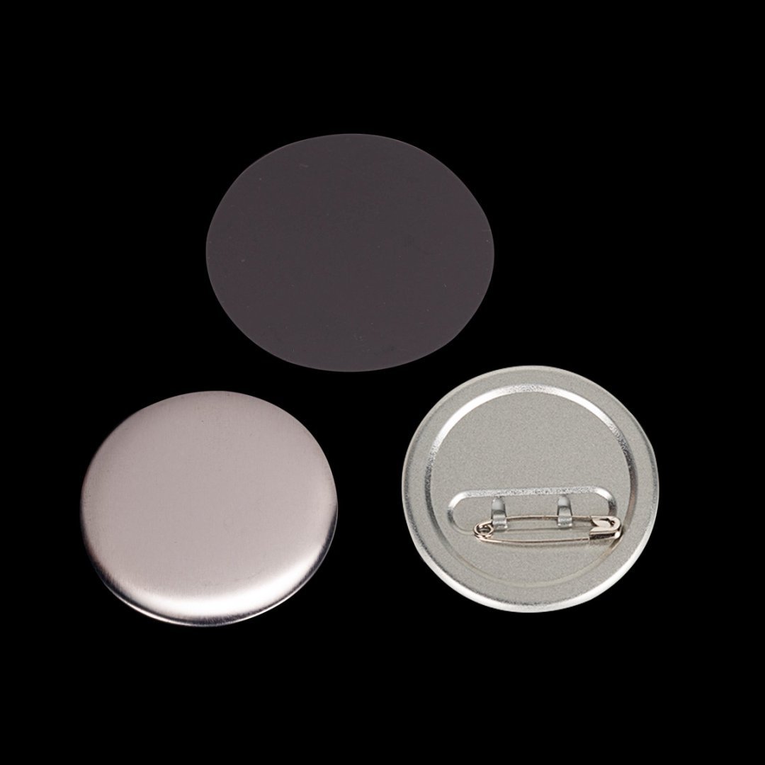 定制磨砂吧唧日谷底马口铁徽章耗材防锈加厚凹槽新款回形针吧唧