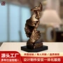 人物会所抽象源头雕塑