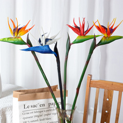 仿真花天堂鳥鶴望蘭落地假花手感綠植裝飾花藝套裝家居客廳擺設花