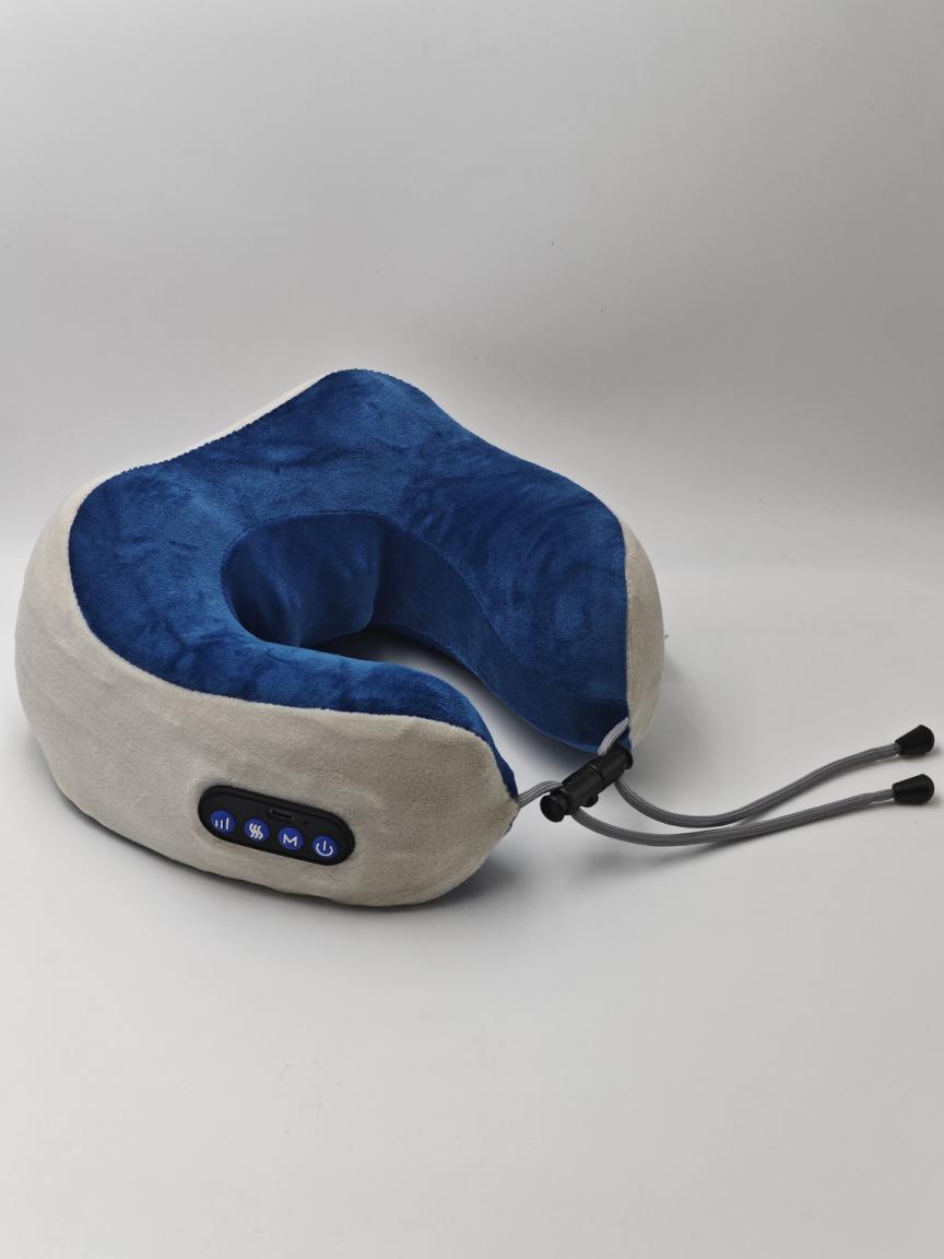 Masaje para el hogar Almohada en forma de U Memoria de algodón Coche portátil de viaje Masajeador de cuello cervical eléctrico Almohada de masaje en forma de U image 35