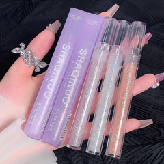 shaqinuo Playful Bear Eye Shadow Liquid Glitter Under-Eye Highlighter, One Drop Tears Fine Glitter Powder Stage Makeup Cross-Border