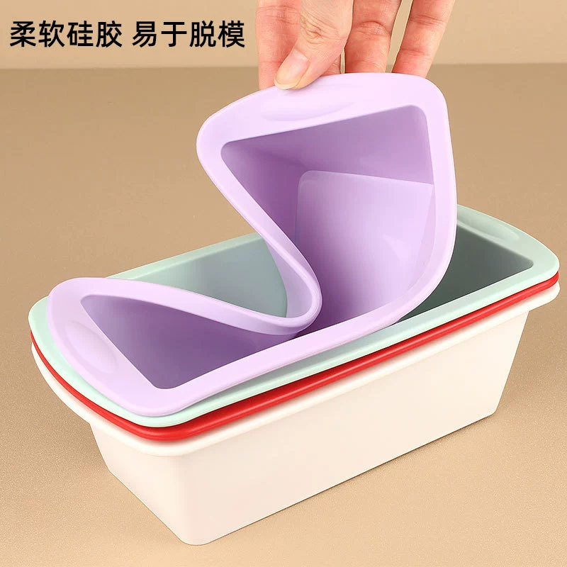 Силиконовая форма для выпечки хлеба, маленькая форма для тостов, термостойкая, 16×9.5×5.5 см