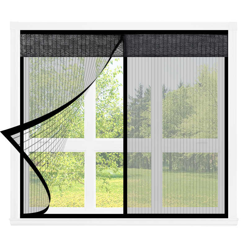 Door curtain screen door screen door anti-mosquito non-perforated new magnetic suction magnetic screen screen screen door summer self-installed anti-mosquito