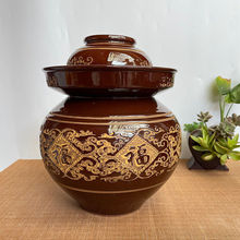四川泡菜坛子陶瓷密封酸菜罐子老式腌菜缸泡菜缸母水厨房用品收纳