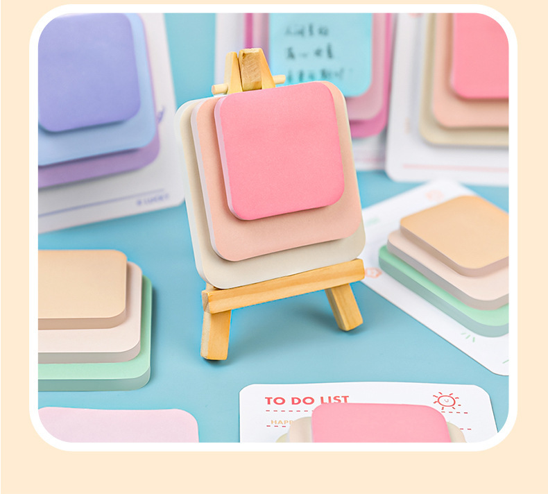 Casual Style 1 Piece Solid Color Learning Paper Casual Sticky Note