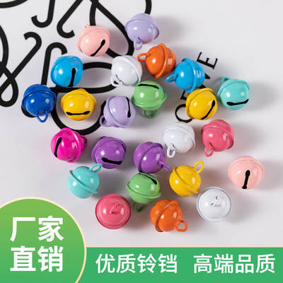 DIY Accessories Candy Color Paint 22mm Bell Accessories Keychain Hanging Decoration Pendant Small Bell