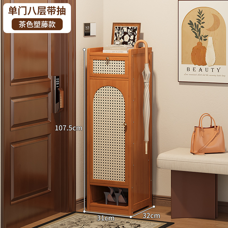 新款家用门口收纳鞋柜省空间窄款入户多层简约鞋架室内简易鞋架子|undefined