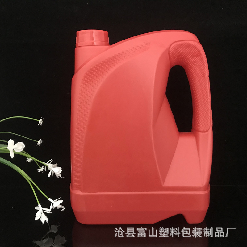 厂家供应4升防冻液桶 机油壶 各种塑料化工桶 润滑油壶