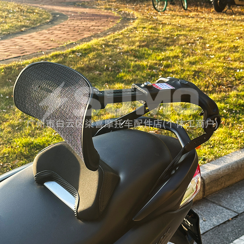 Tingfeng Shiguang D1 Universal Retractable Waist Support for Electric Vehicles and Motorcycles, Foldable Backrest for Rear Seat