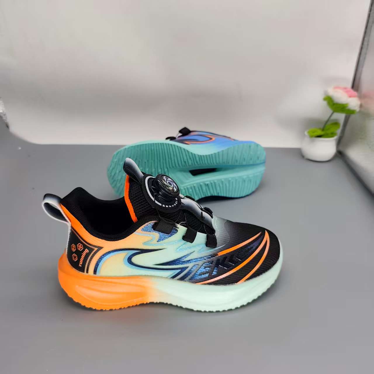 Niños de otoño red doble 33 - 38 2025 nuevos zapatos transpirables para niños zapatos de papá zapatos deportivos zapatos de hombre