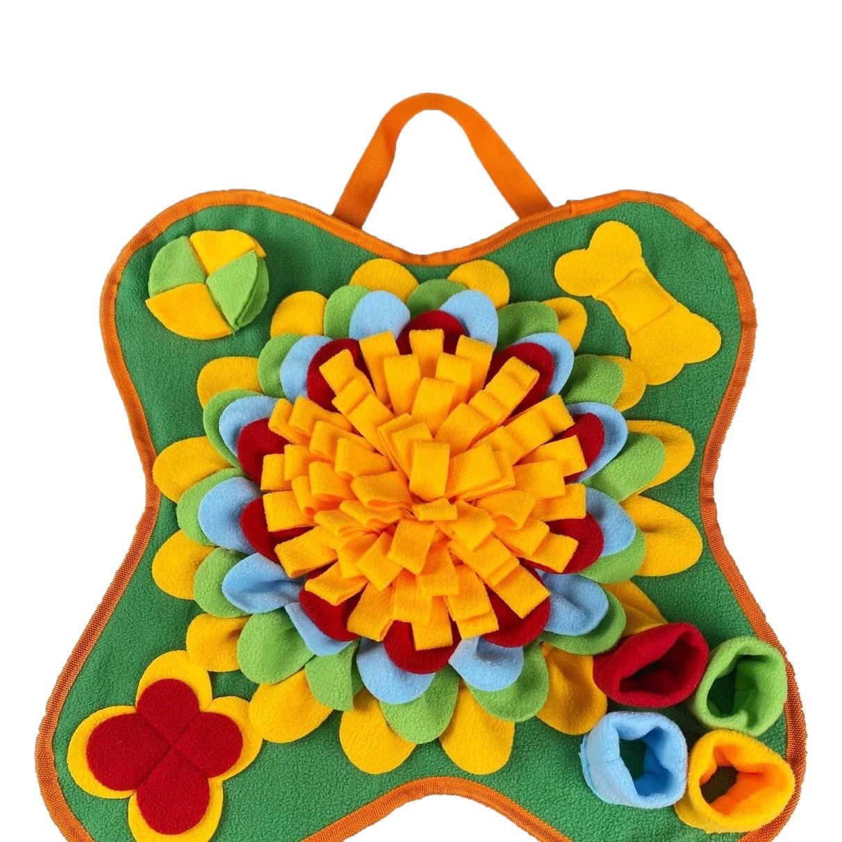 Almohadilla para olfatear para mascotas, tipo de flor de color, comida Xizanga, comida lenta, suministros para mascotas, almohadilla para perros y gatos, almohadilla de entrenamiento de rompecabezas al por mayor