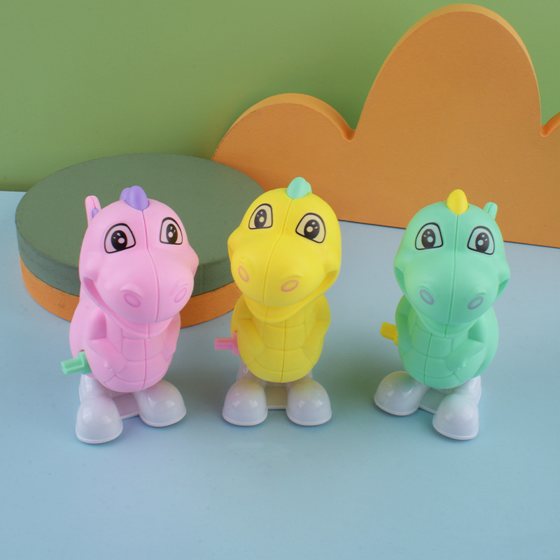 Sinuoso reloj dibujos animados Tyrannosaurus niños lindo juguete salto dinosaurio mercado nocturno puesto regalo fábrica al por mayor