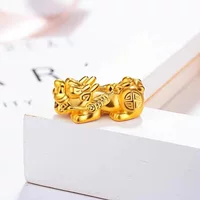 Jinsheng ювелирные изделия кулон из золота 18 карат женские украшения AU750 DIY аксессуары живой дренаж подарки оптом