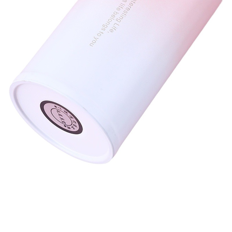 De alto aspecto de acero inoxidable rebote vacío taza de bloqueo gradiente de vacío taza de agua portátil creativo Red roja taza de regalo