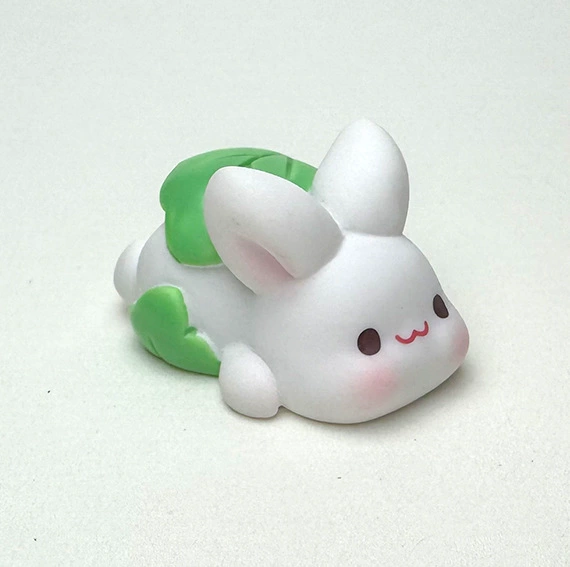 Микро-пейзаж, милый cartoon кролик, настольная Resin-декорация, ногтевая décoration, домашний декор